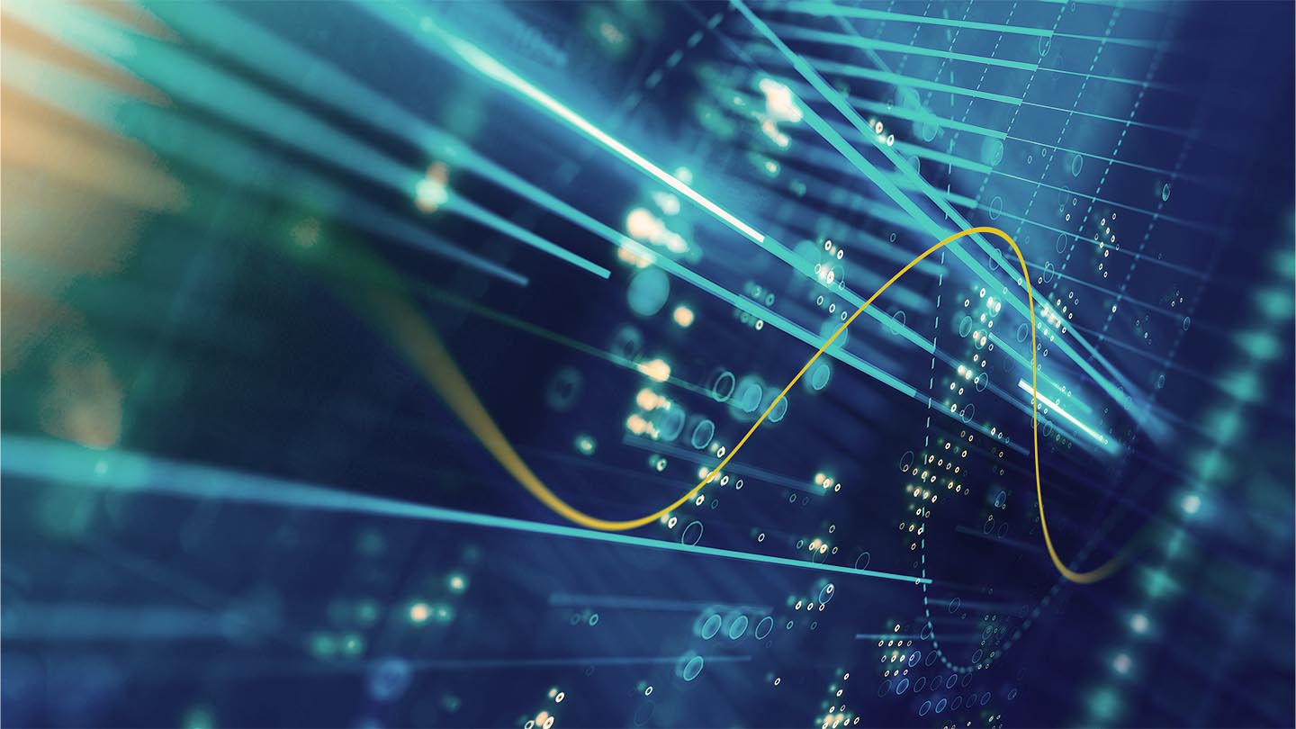 electronic art of technology banner
